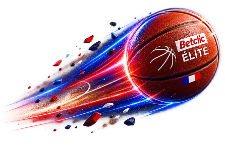 Basketball with glowing streaks